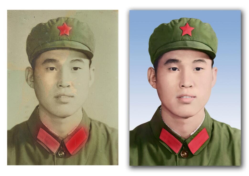 新竹镇破损照片修复-18